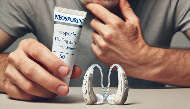 can i use neosporin in my hearing aid domes