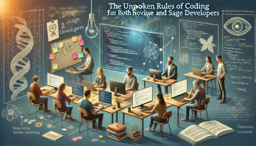 the unspoken rules of coding for both novice and sage developers