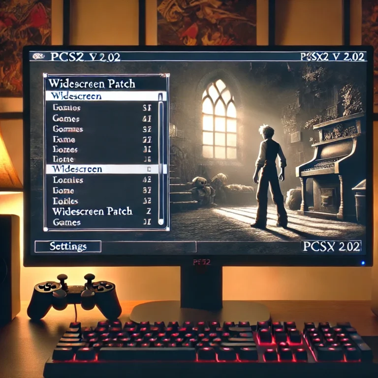 pcsx2 v 2.02 not using widscreen patches