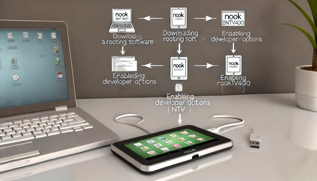 how to root nook bntv400