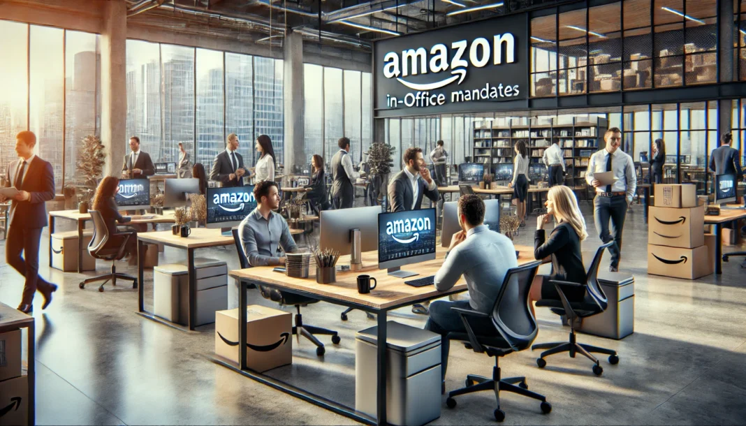 amazon is taking a tougher stance on in-office mandates.