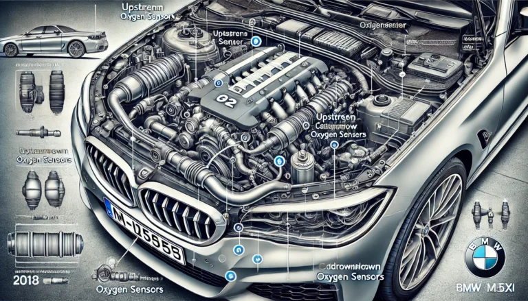 location of o2 sensors on a 2018 bmw g30 m550xi